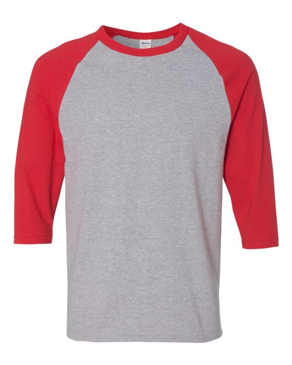 Raglan Three-Quarter Sleeve T-Shirt - Image 2